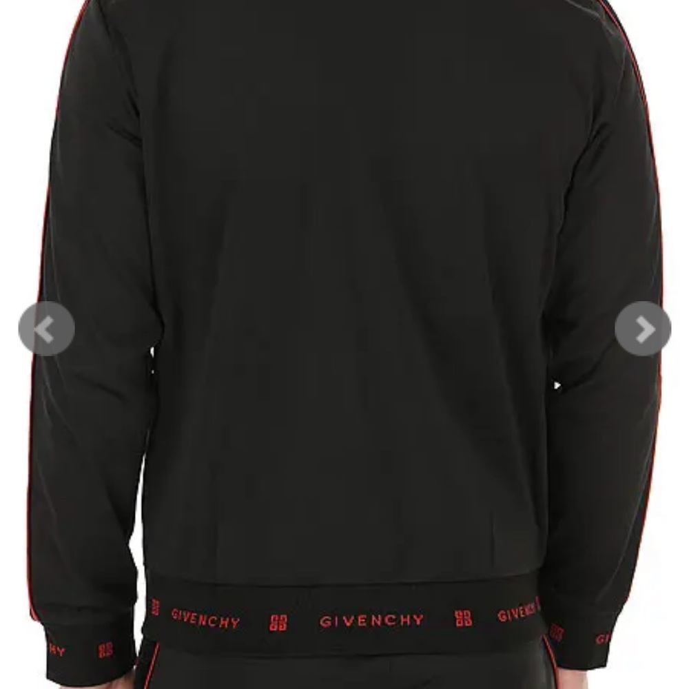 Givenchy Men's 4G Logo Track Jacket with Velvet - Picture 2 of 10